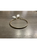 J Mills Oval Hammered Bracelet with Pearl