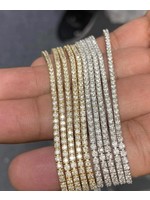 Jordans 2 cttw Tennis Bracelet G/H SI1 14k