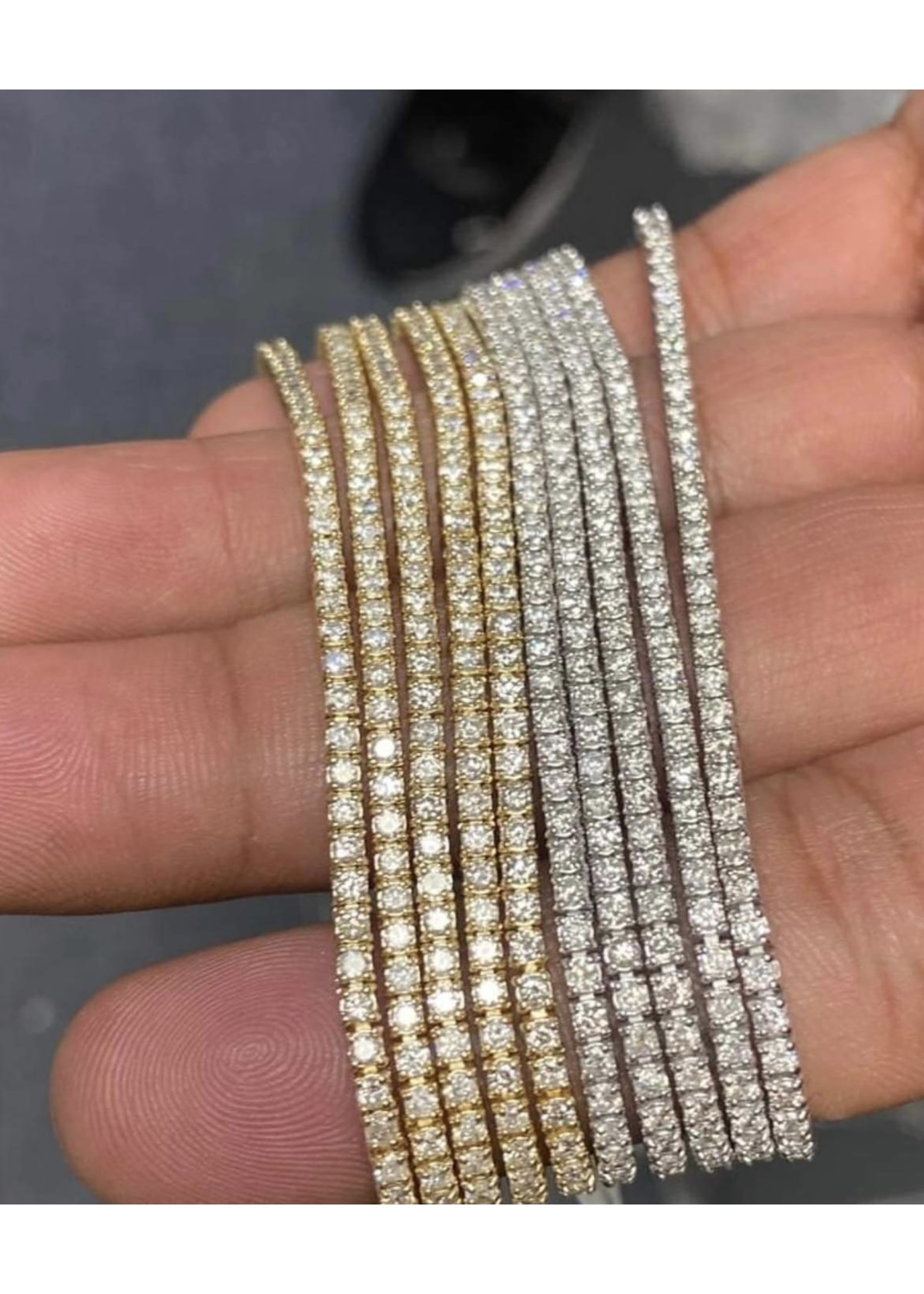 Jordans 2 cttw Tennis Bracelet G/H SI1 14k