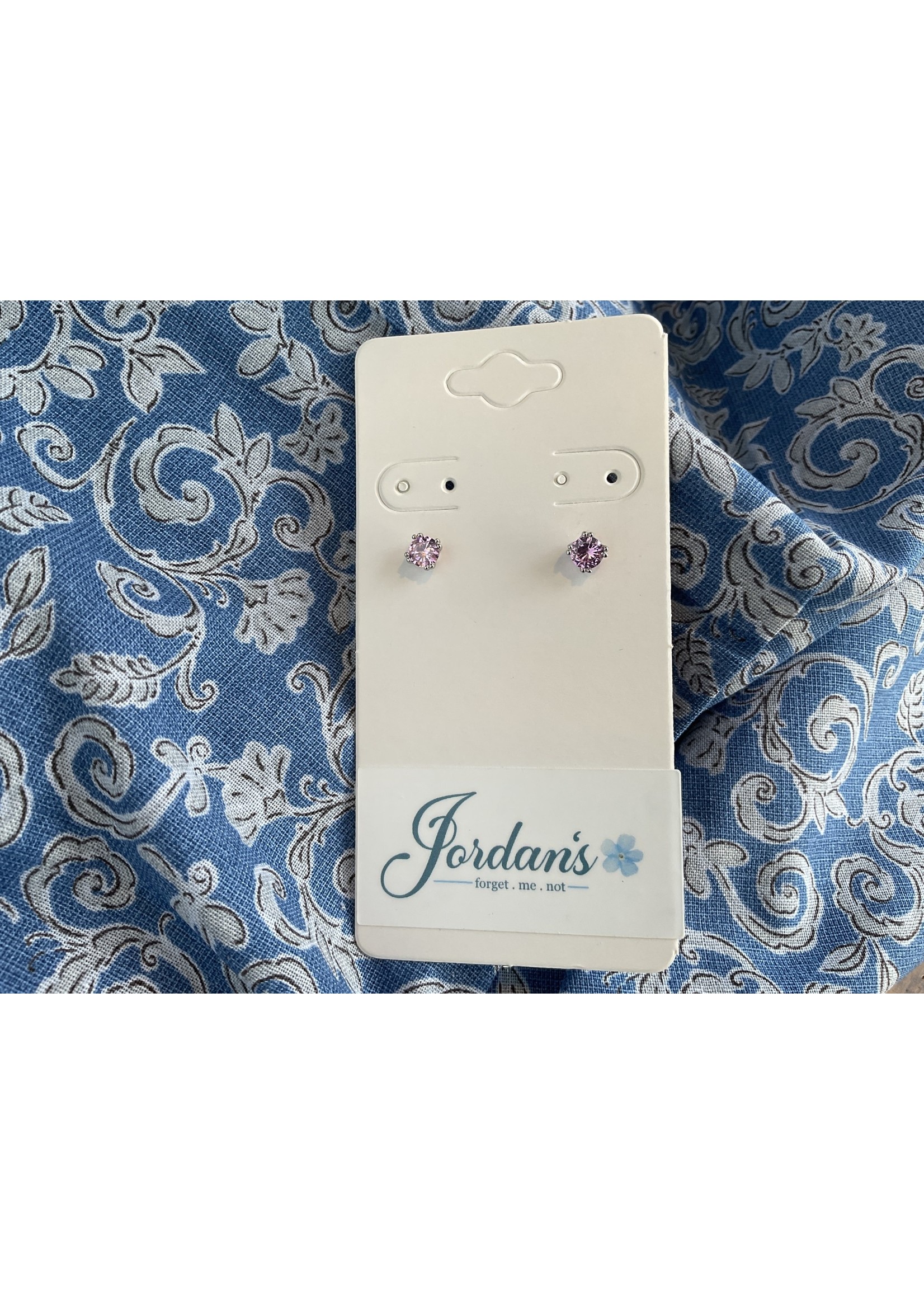 Jordans Sterling Birthstone Earring 4mm