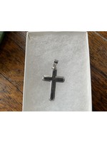 Jordans Sterling Silver Bevel Cross