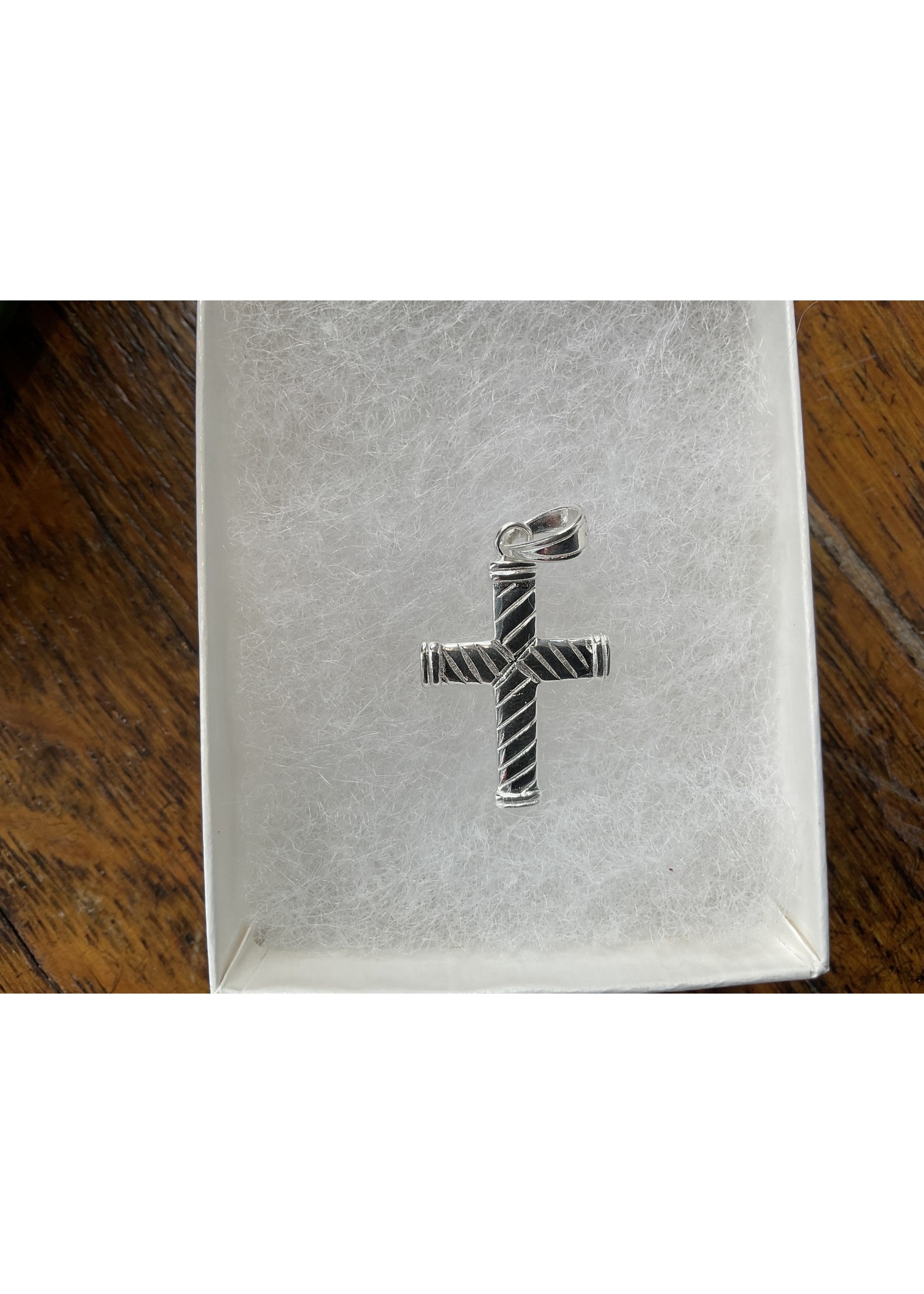 Jordans Reversible Sterling Silver Cross