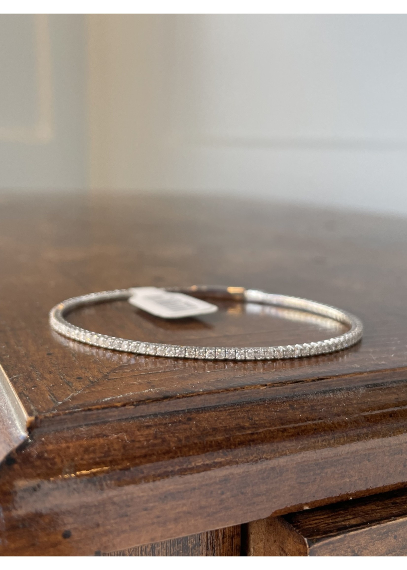 Jordans 1.5cttw 14k White Gold Flex Bangle