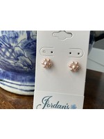 Jordans Floral Cluster Earring FW Pearl Sterling