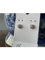 Jordans Diamond Cluster Earring Sterling .10 cttw