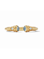 Julie Vos Cannes Demi Cuff Blue Chalcedony