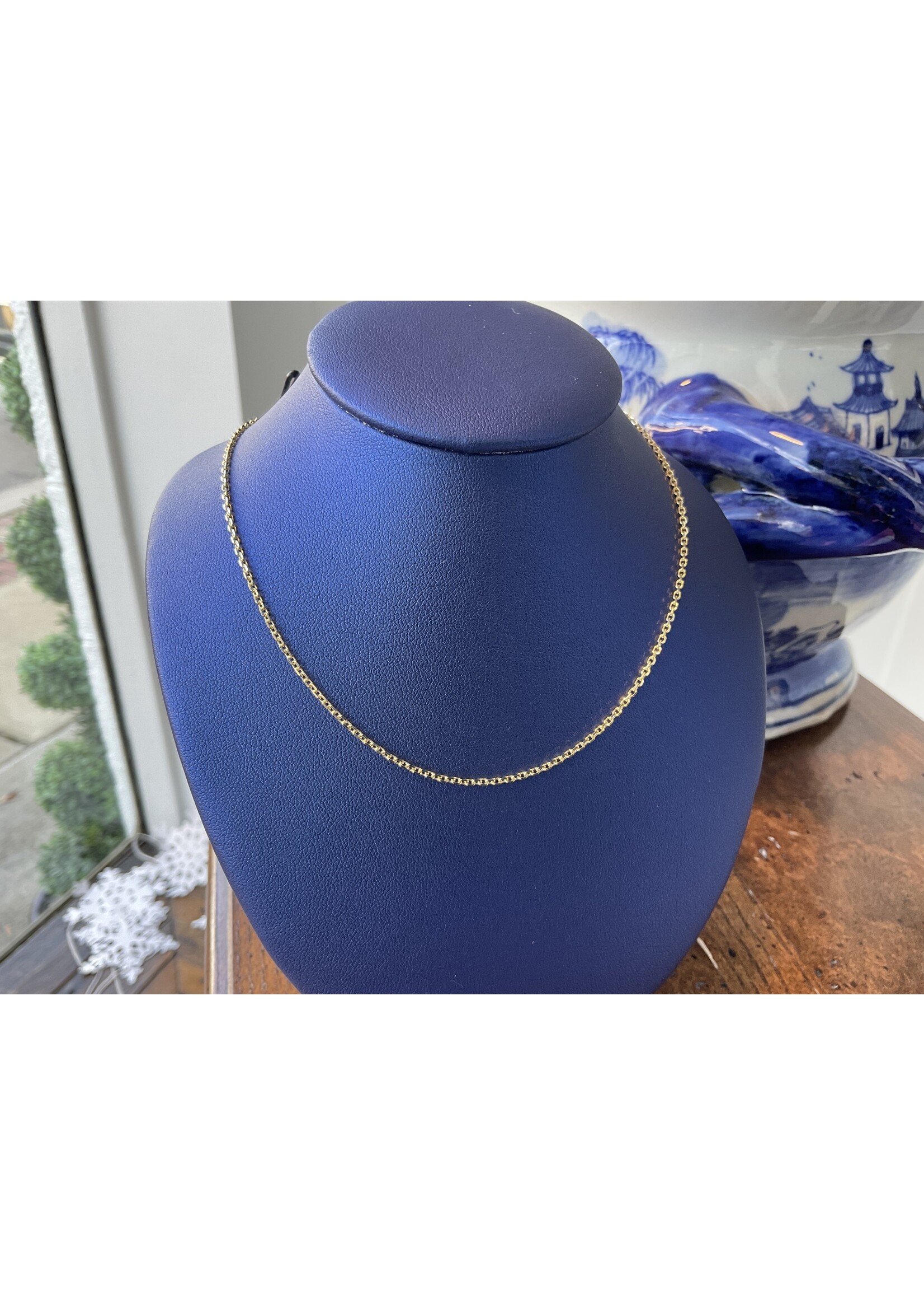 Jordans 1.5 mm 14k Gold Cable Chain 20 in
