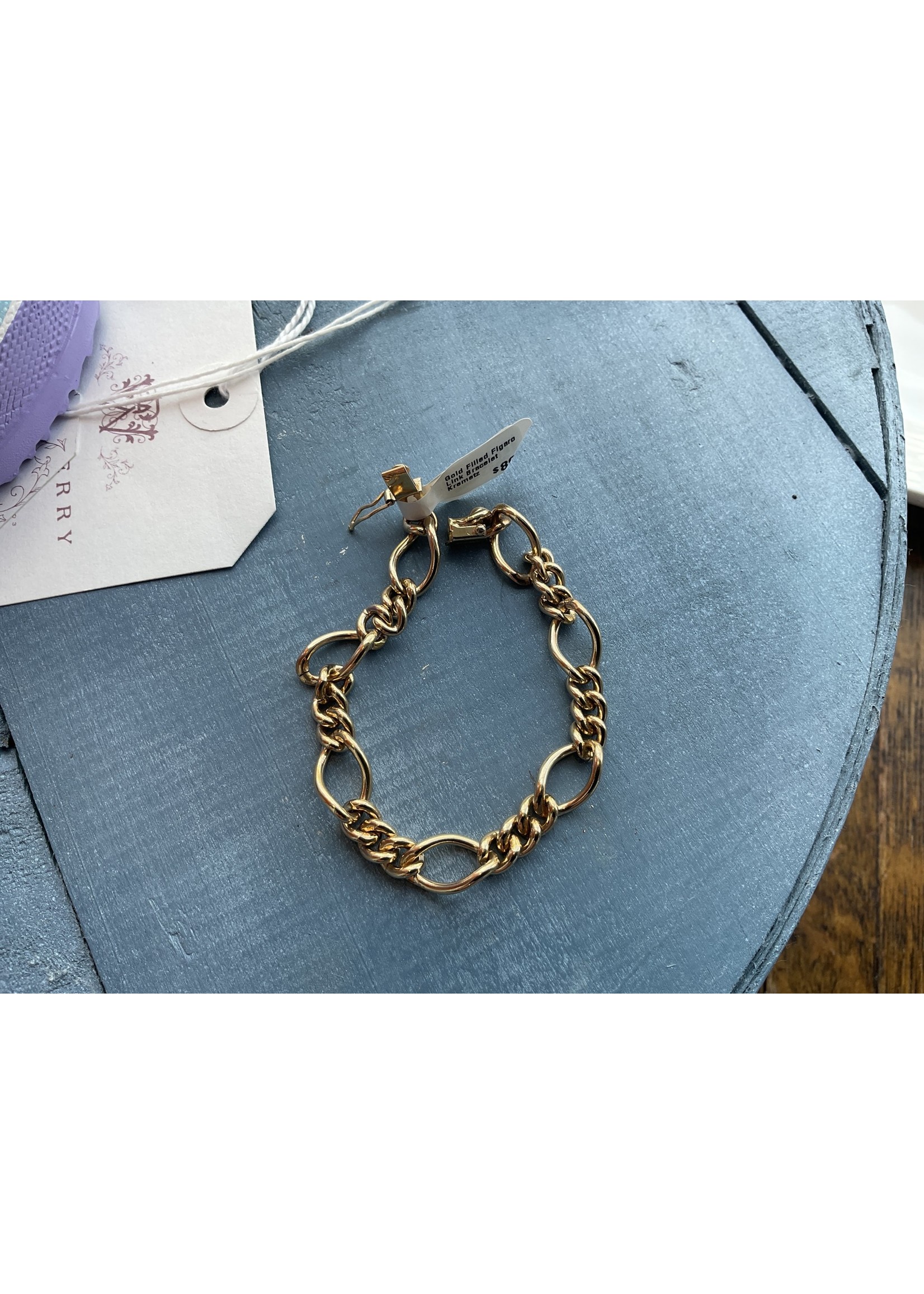 Jordans Gold Filled Figaro Link Bracelet Kremetz