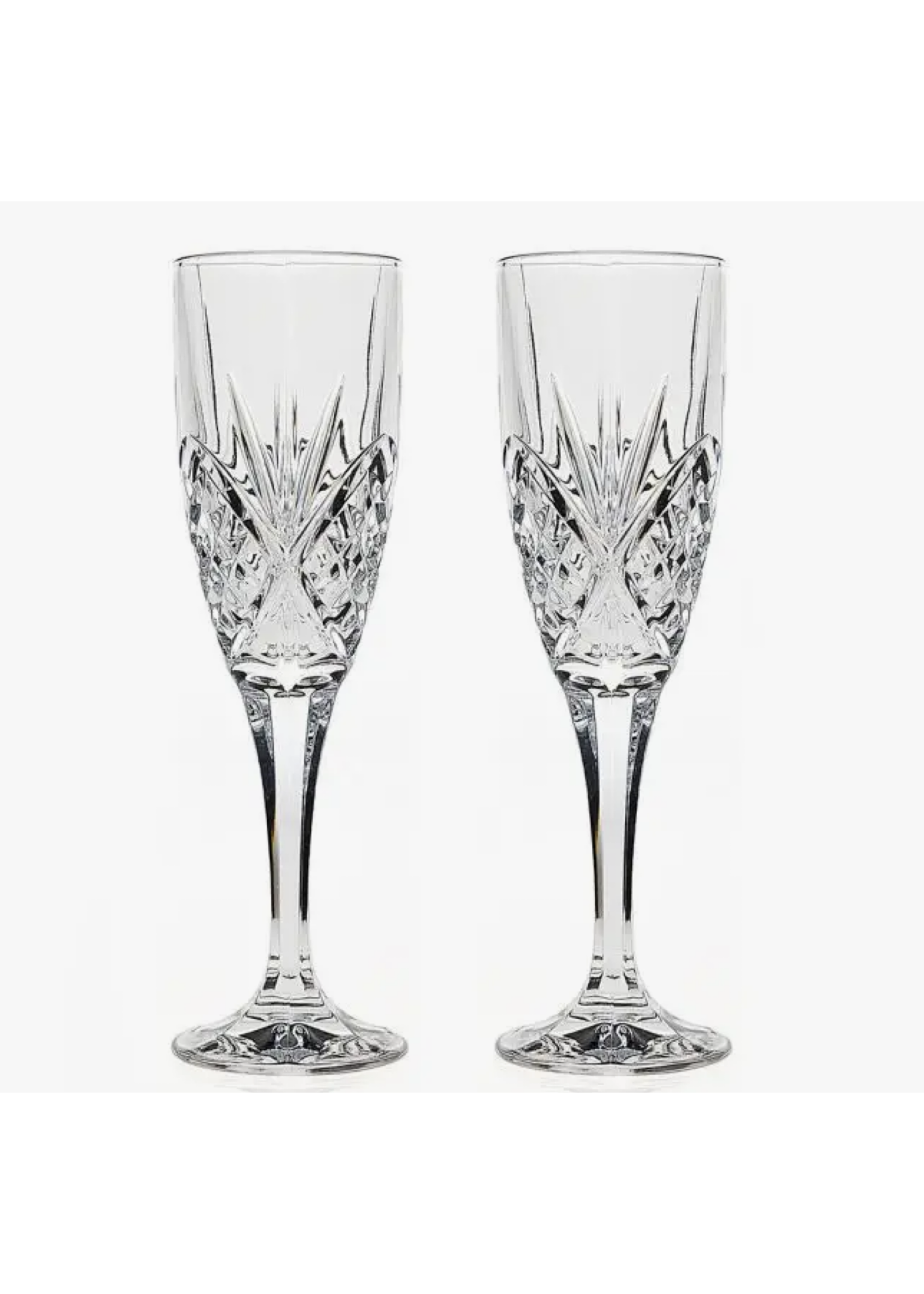 Godinger Dublin 6oz Flute Pair