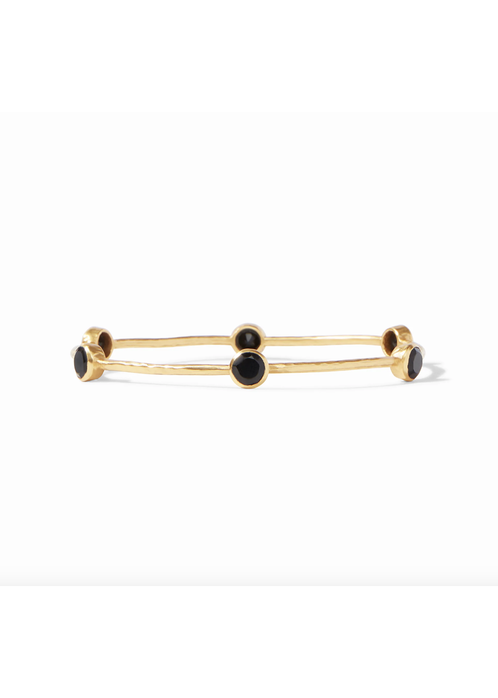 Julie Vos Milano Bangle Obsidian Black small