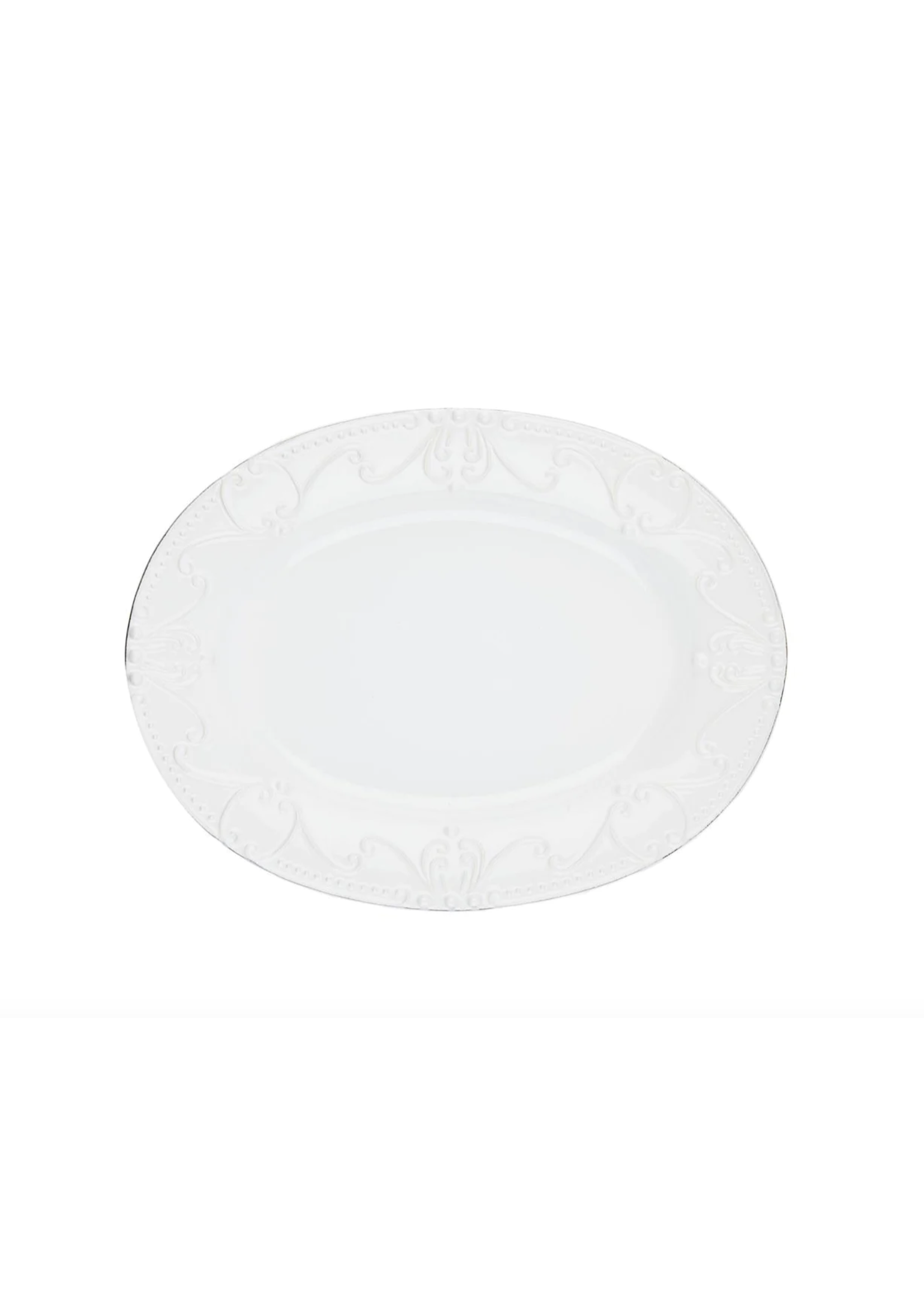 Skyros Designs Isabella Pure White Oval Platter