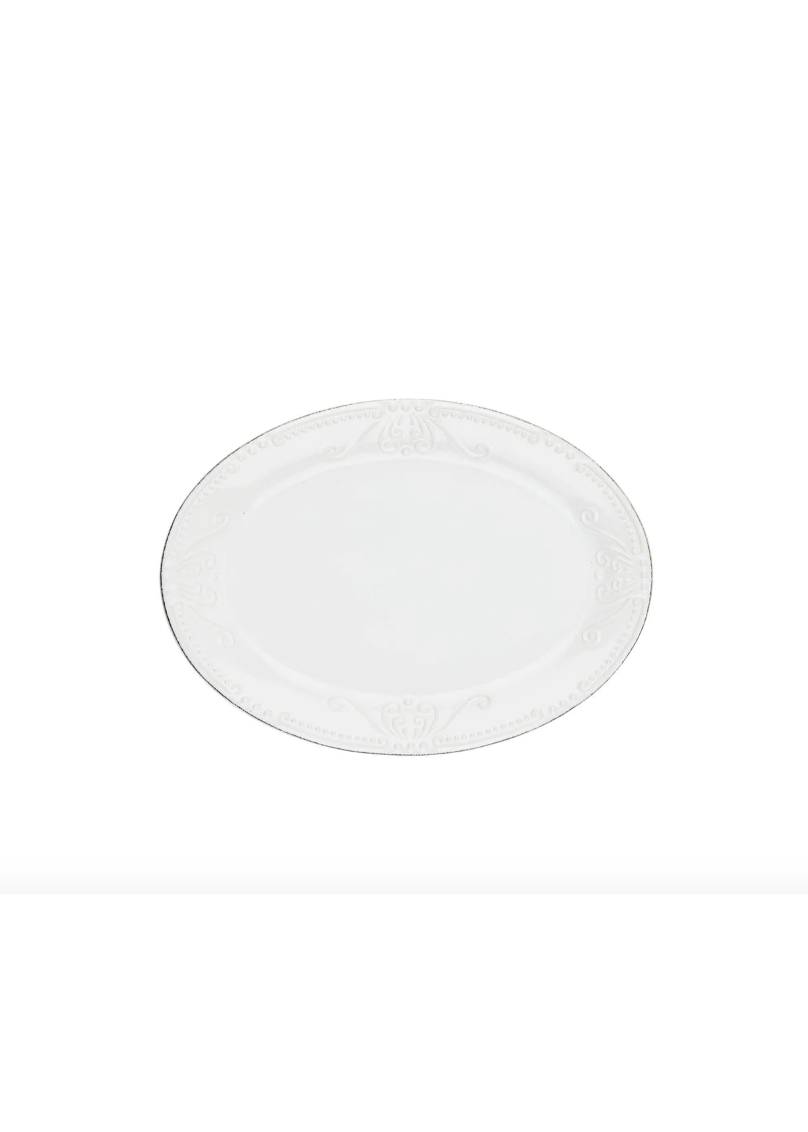 Skyros Designs Isabella Pure White Small Oval Platter
