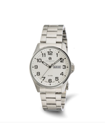 Charles Hubert Stainless Steel White Dial Watches