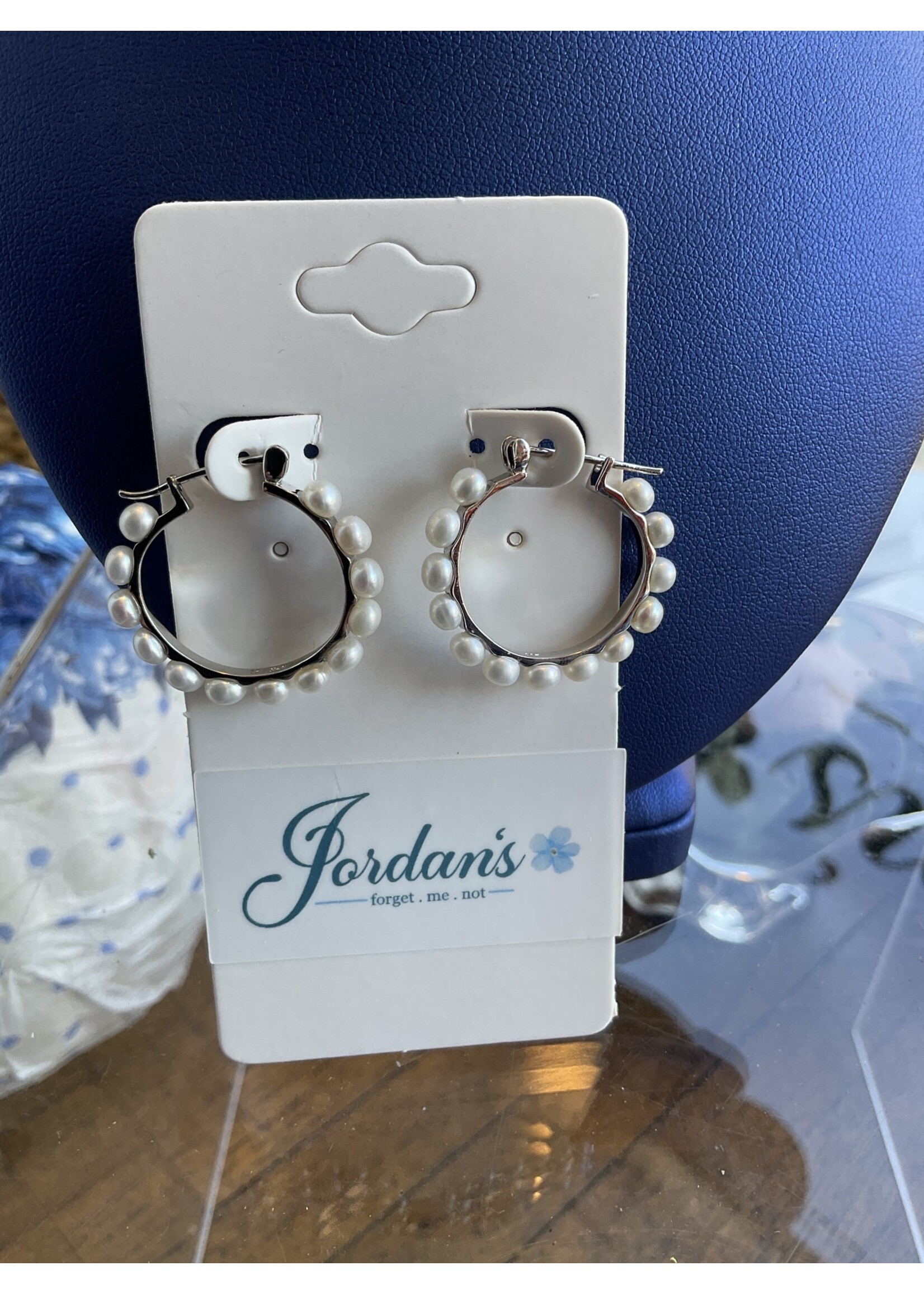 Jordans FW Pearl Hoops 5mm