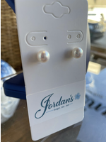 Jordans 8mm EZ Back Cultured Akoya Pearl AAA Quality 14k