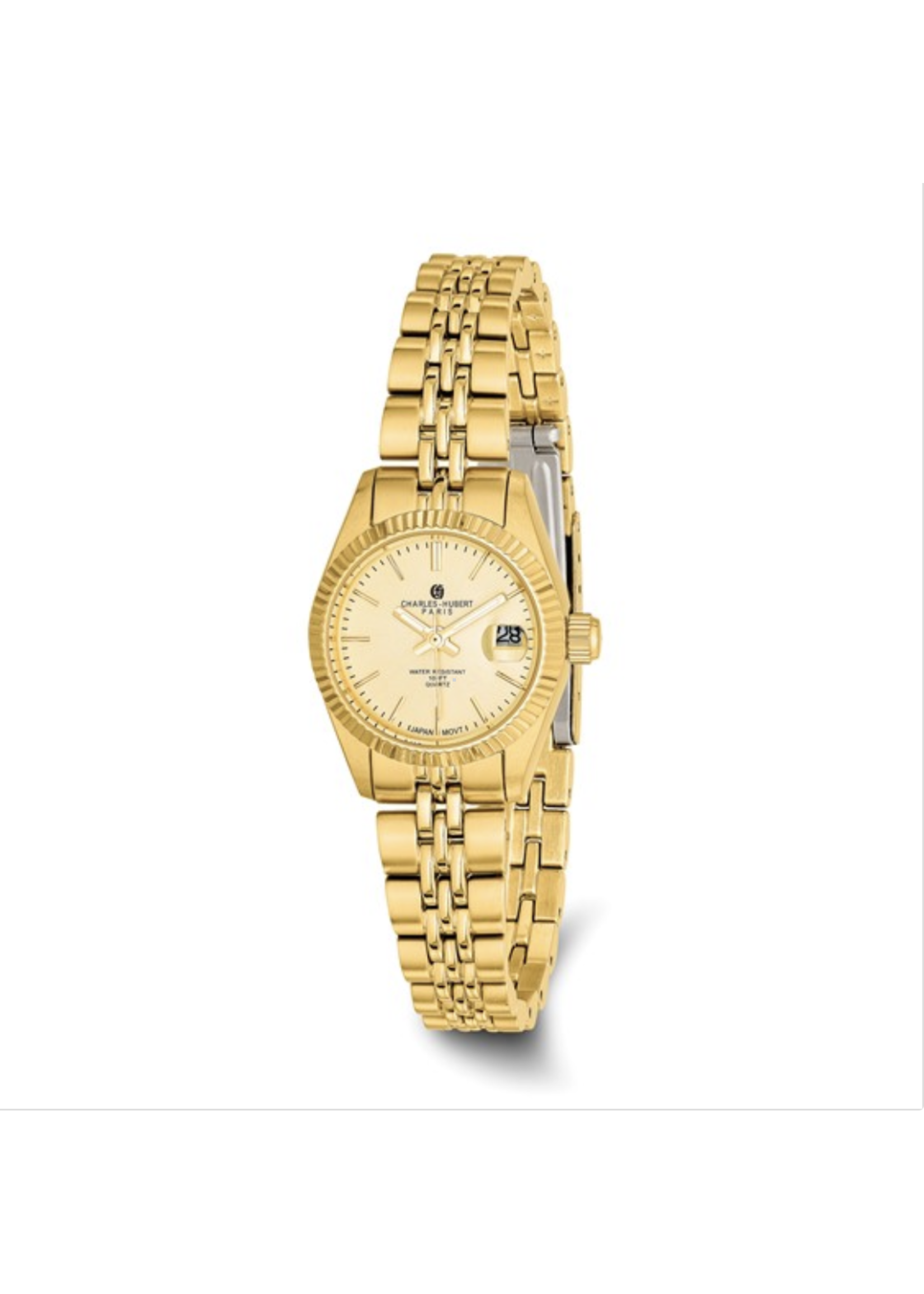 Charles Hubert Ladies Champagne Dial Watch