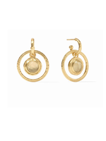 Julie Vos Astor 6 in 1 Charm Earring Champagne