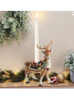 Fitz & Floyd Noel Standing Deer Candle Holder