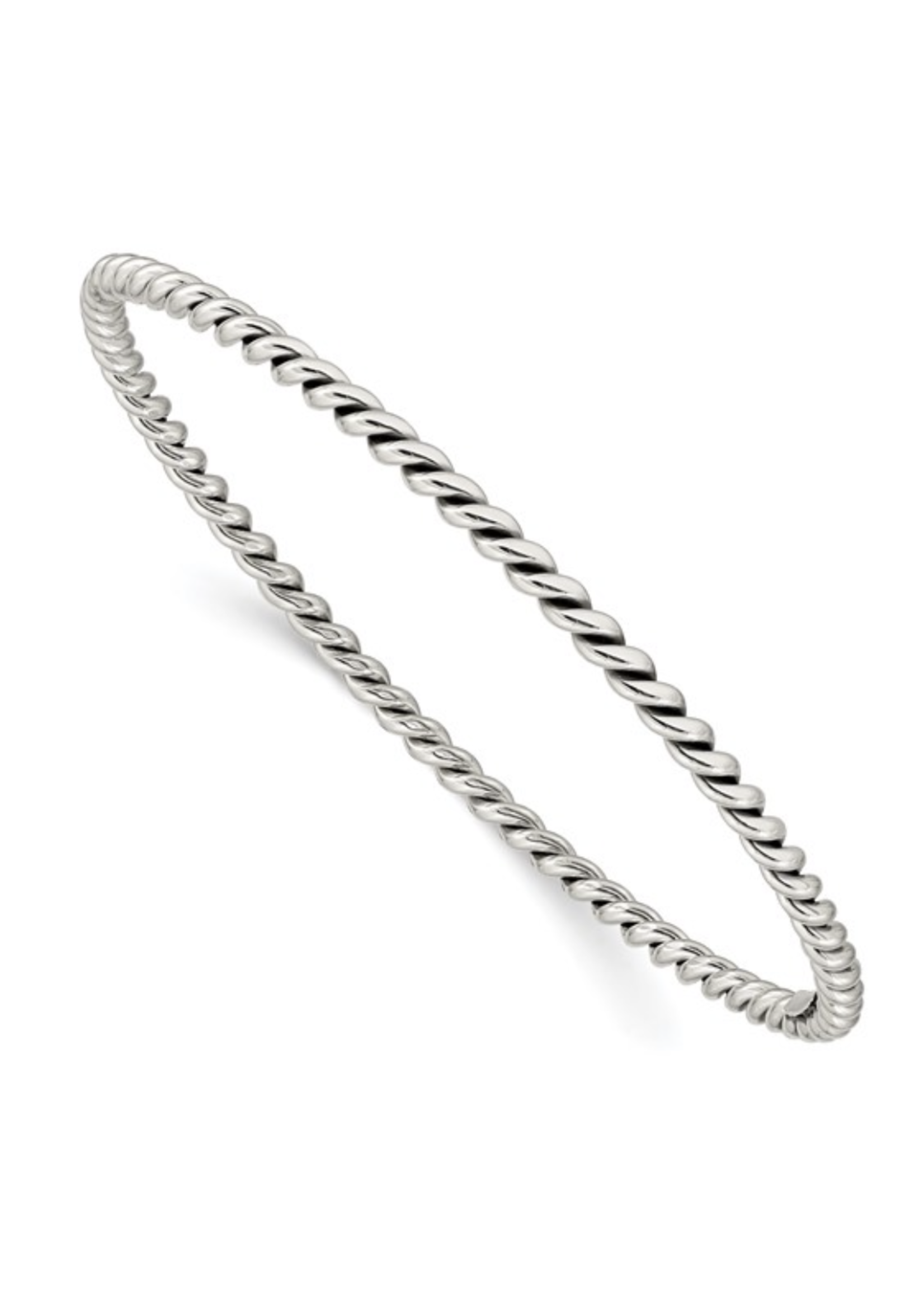 Jordans Sterling Silver Twist Bangle