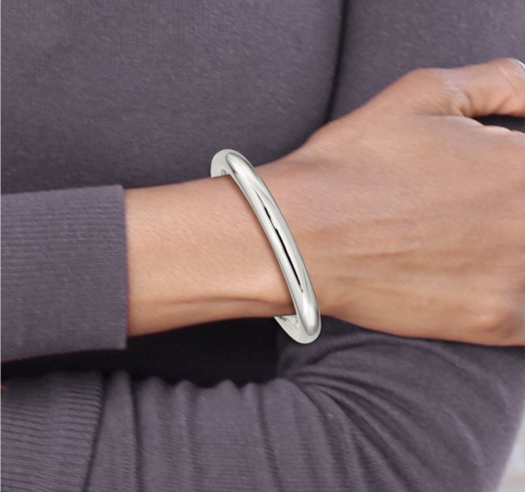 【AG X JOSILVER】Measurement-Marked Bangle Offspring sterling silver bangle | Georg Jensen
