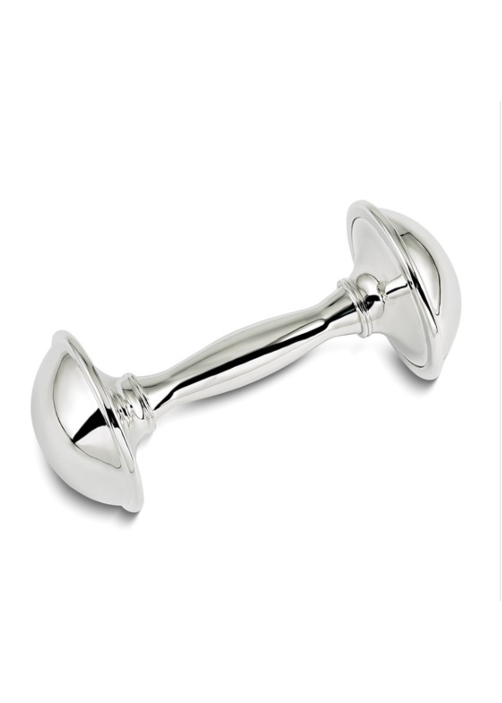 Jordans Silver Plated Baby Rattle