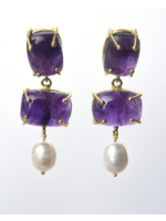 Wendy Perry Designs Georgina Amethyst Earring