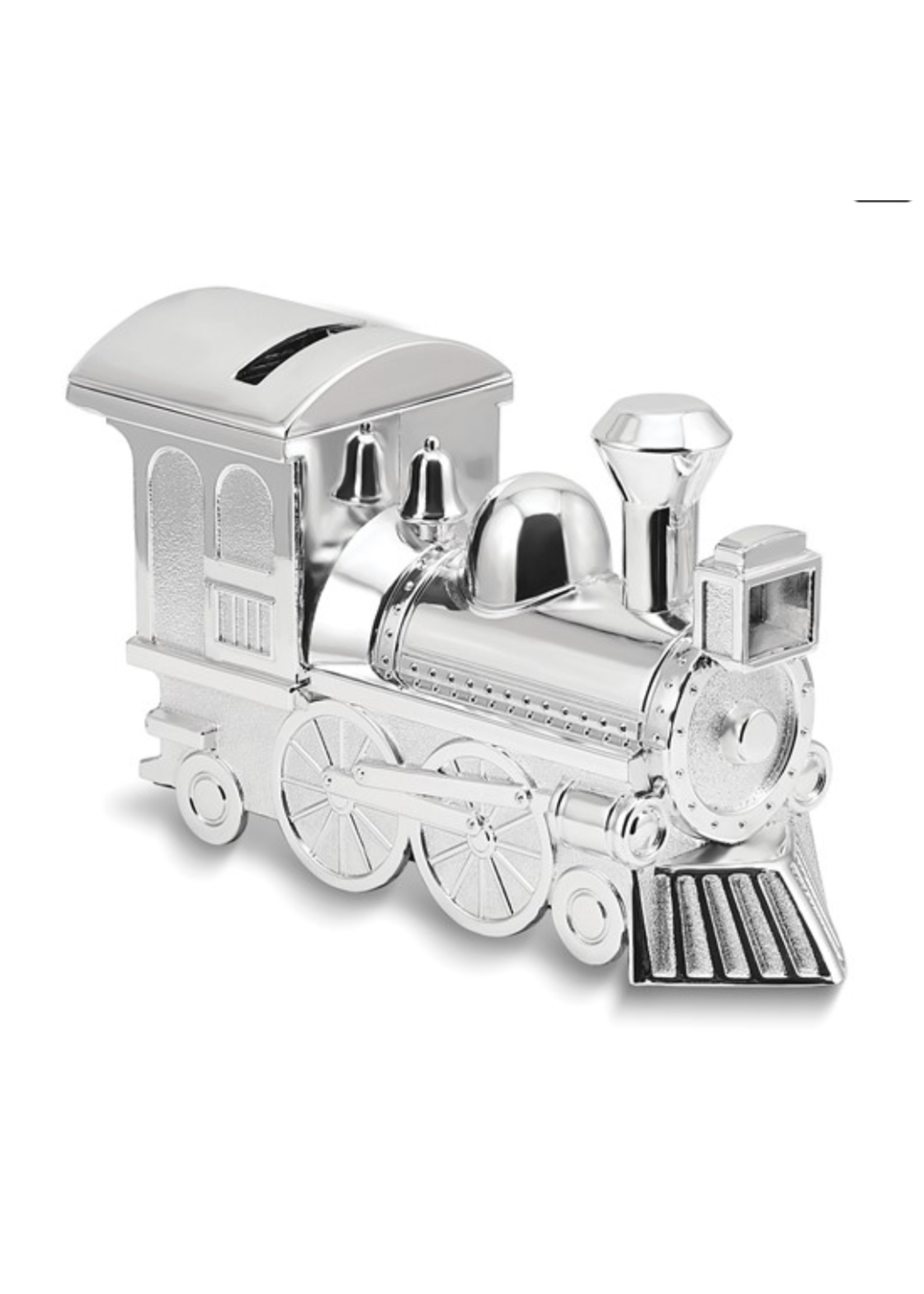 Jordans Silver Plated Train Piggy Bank