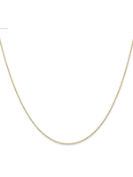Jordans .6 mm 14k Cable Chain 20in