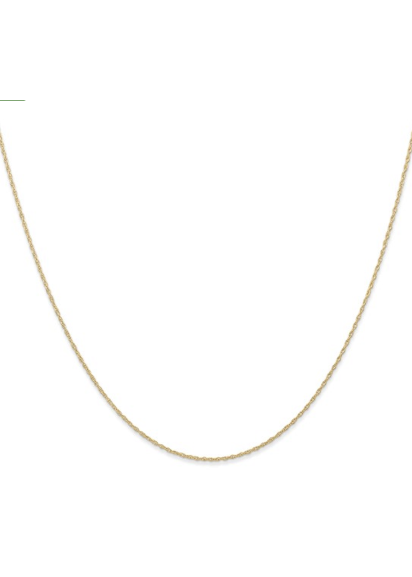 Jordans .6 mm 14k Cable Chain 20in