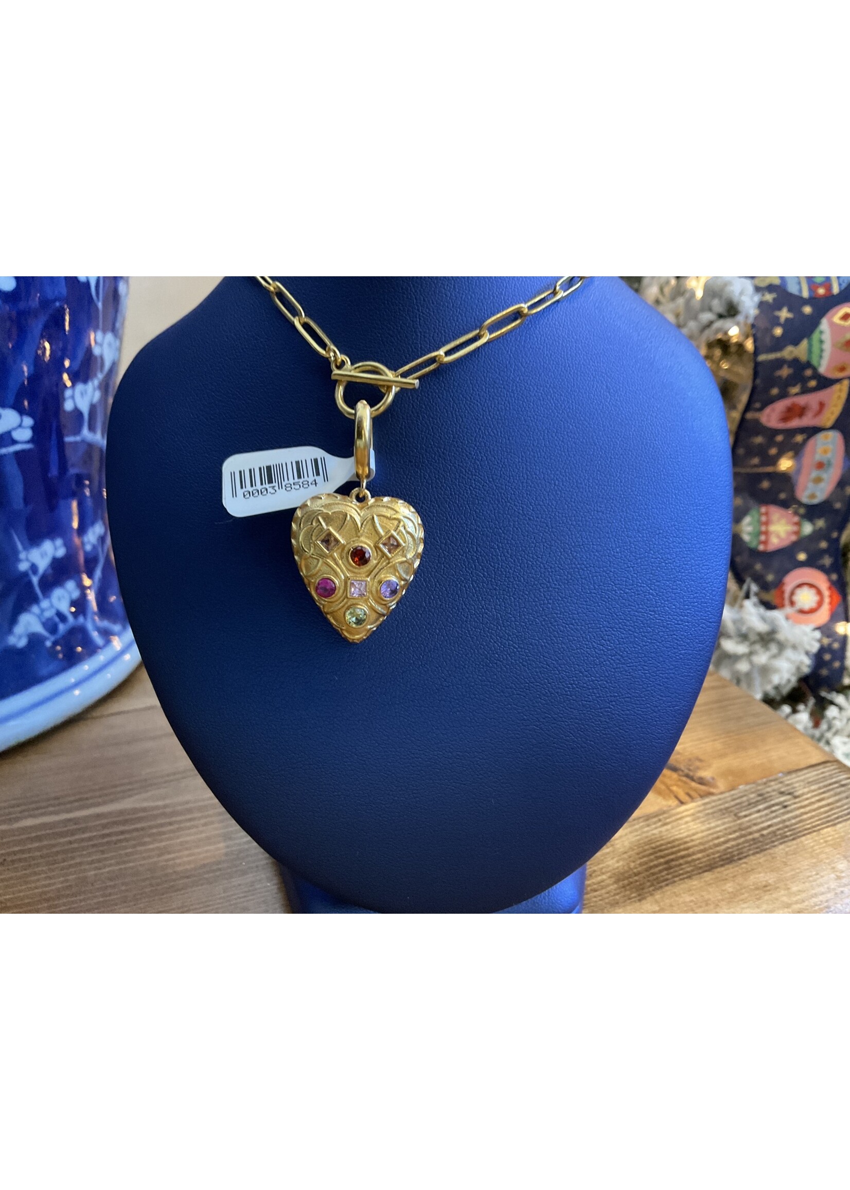 Wendy Perry Designs Versailles Heart Charm Multi