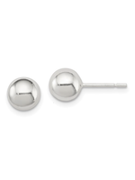 Jordans 8mm Sterling Silver Ball Stud