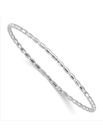 Jordans Sterling Silver Beaded Bangle