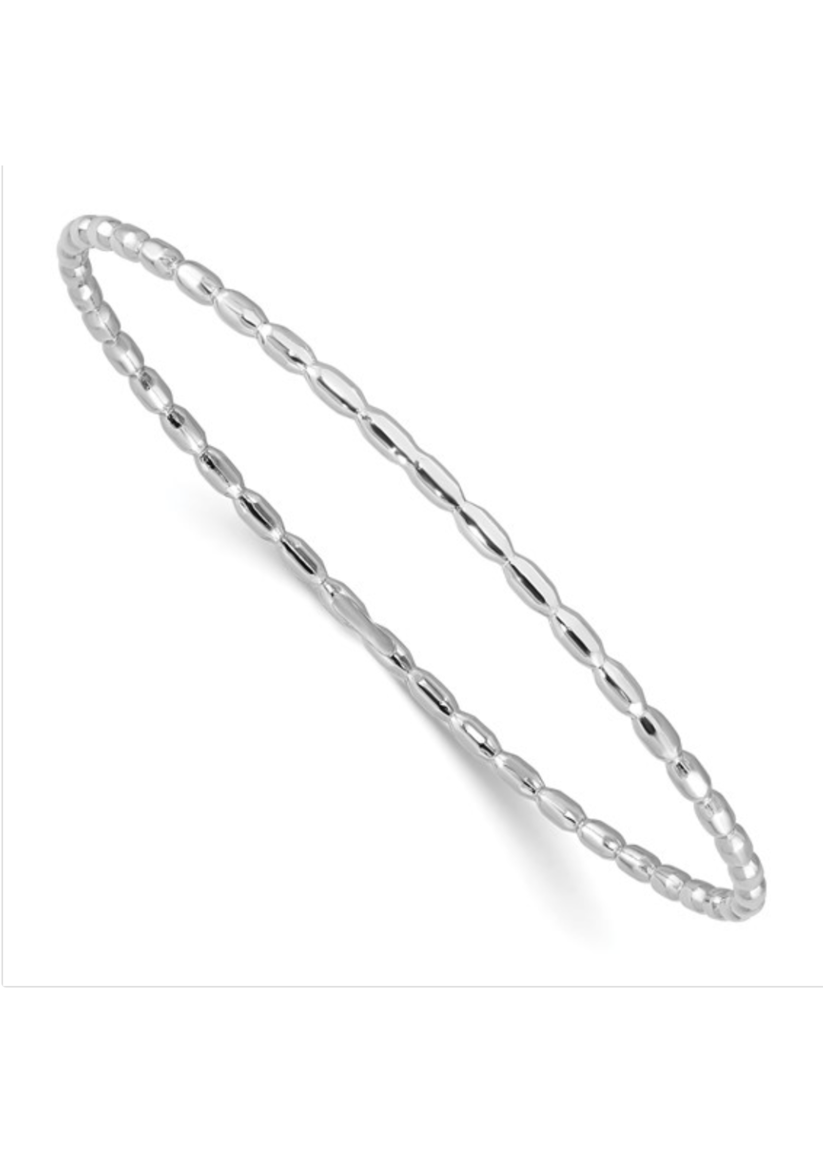 Jordans Sterling Silver Beaded Bangle