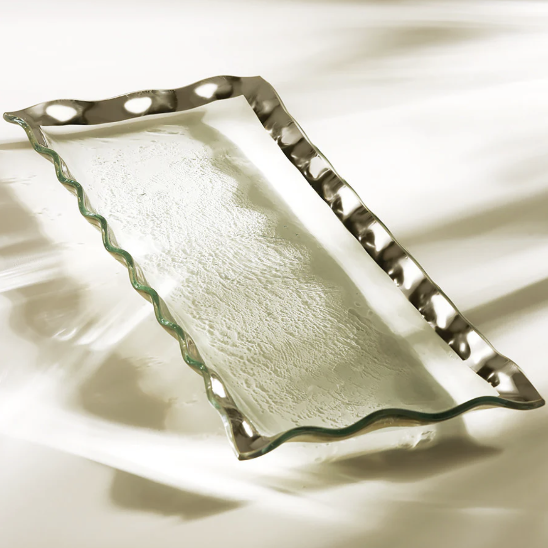 Ruffle Rectangular Tray - Jordan's of Dunn