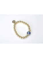 Wendy Perry Designs 8mm Chinoiserie Big Rock Bracelet