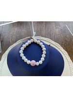 Wendy Perry Designs Beaufort Pink and White Bracelet