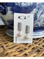 G2 Silver First Scots Pearl Drop Earring
