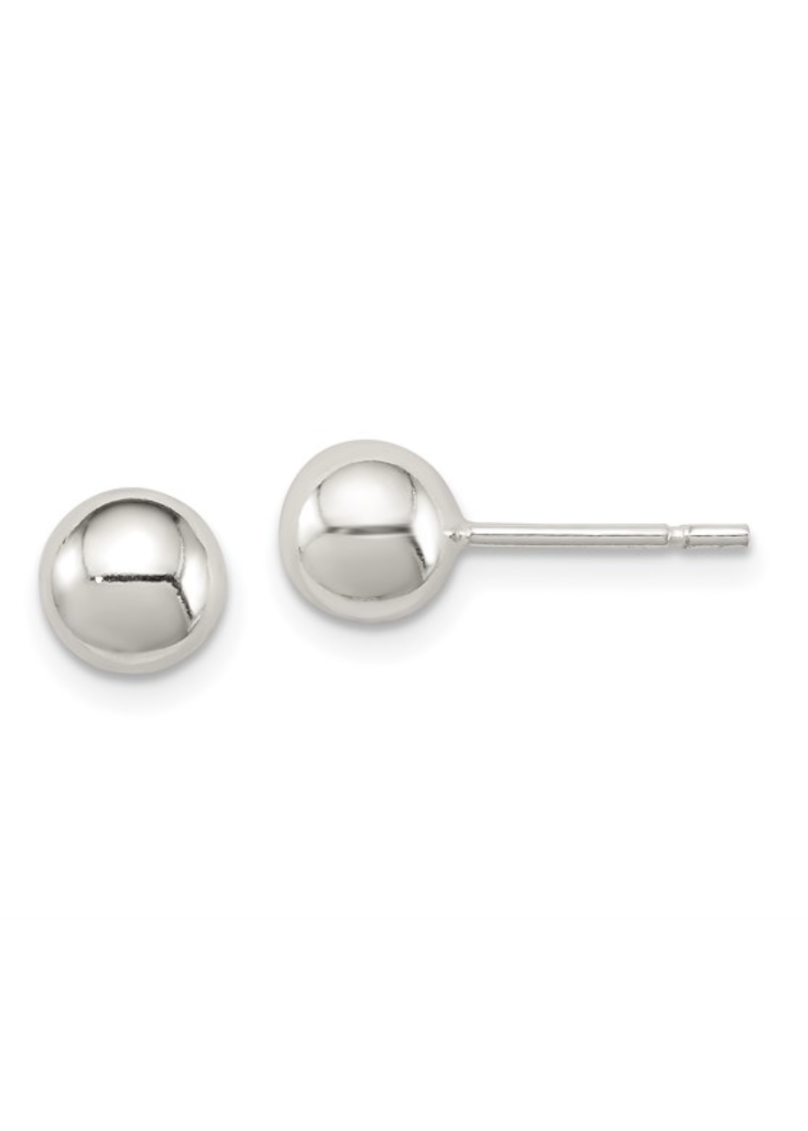 Jordans 6mm Sterling Silver Ball Stud