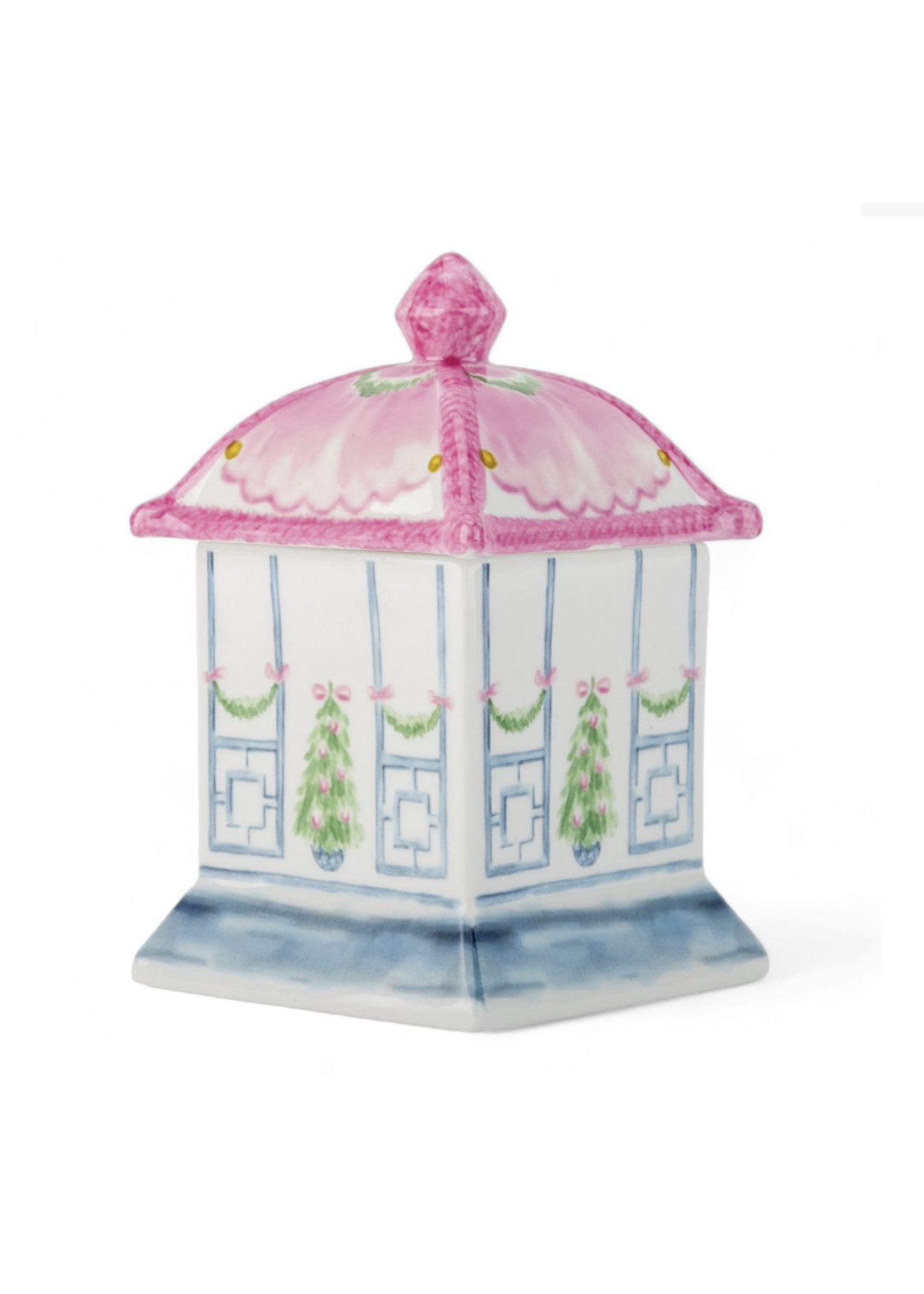 Jordans Pink Christmas Lidded Candle