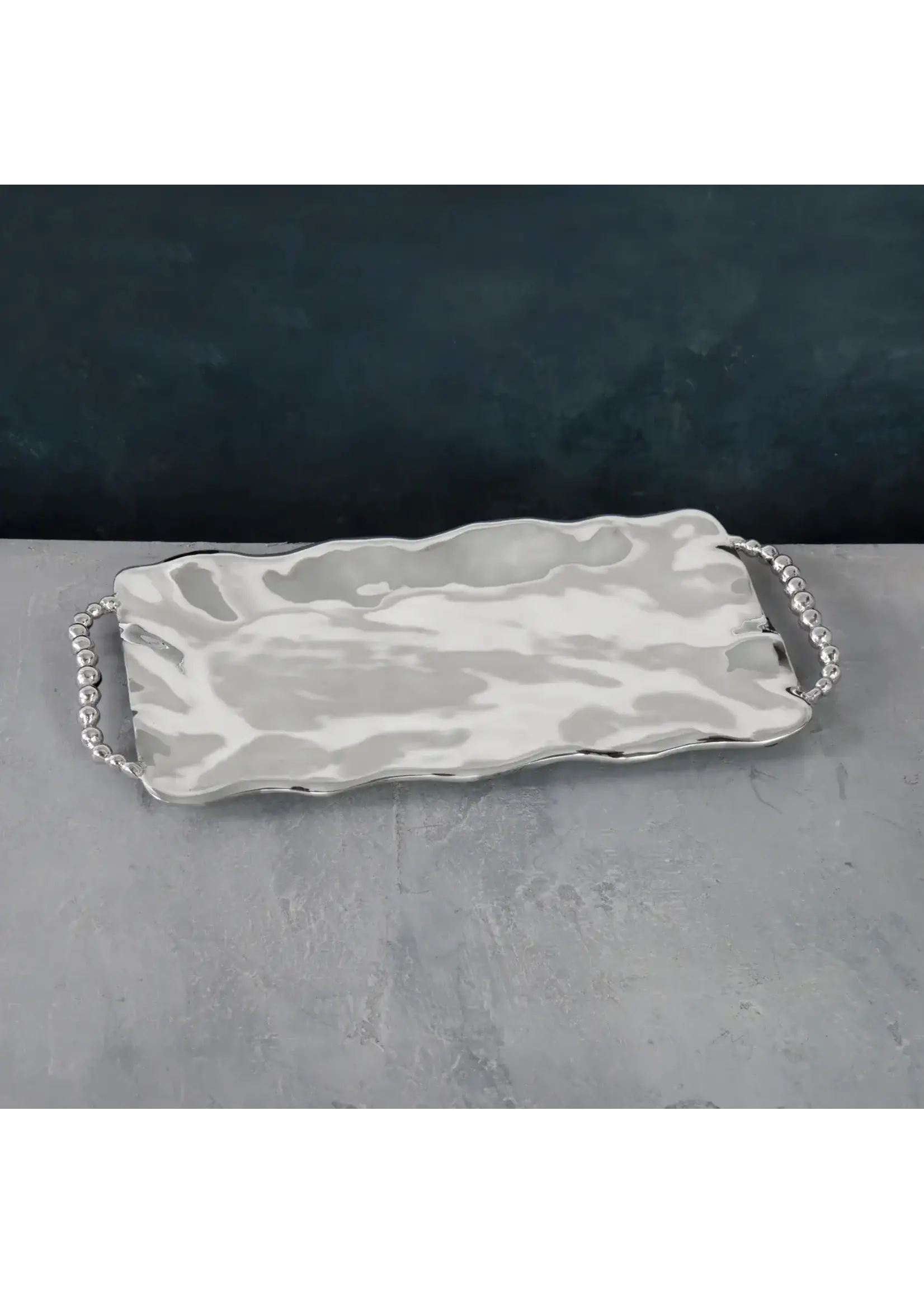 Beatriz Ball PEARL Perla Long Rect Tray with Handles