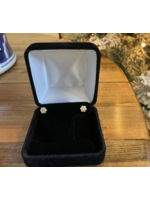 Jordans 14k Floral Cluster Screwback Studs .45cttw