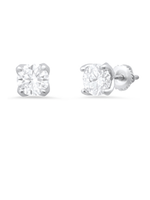Jordans 1 cttw Moissanite Screwback Studs Sterling