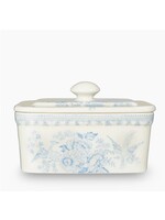 Burleigh Blue Asiatic Pheasants Butter Dish