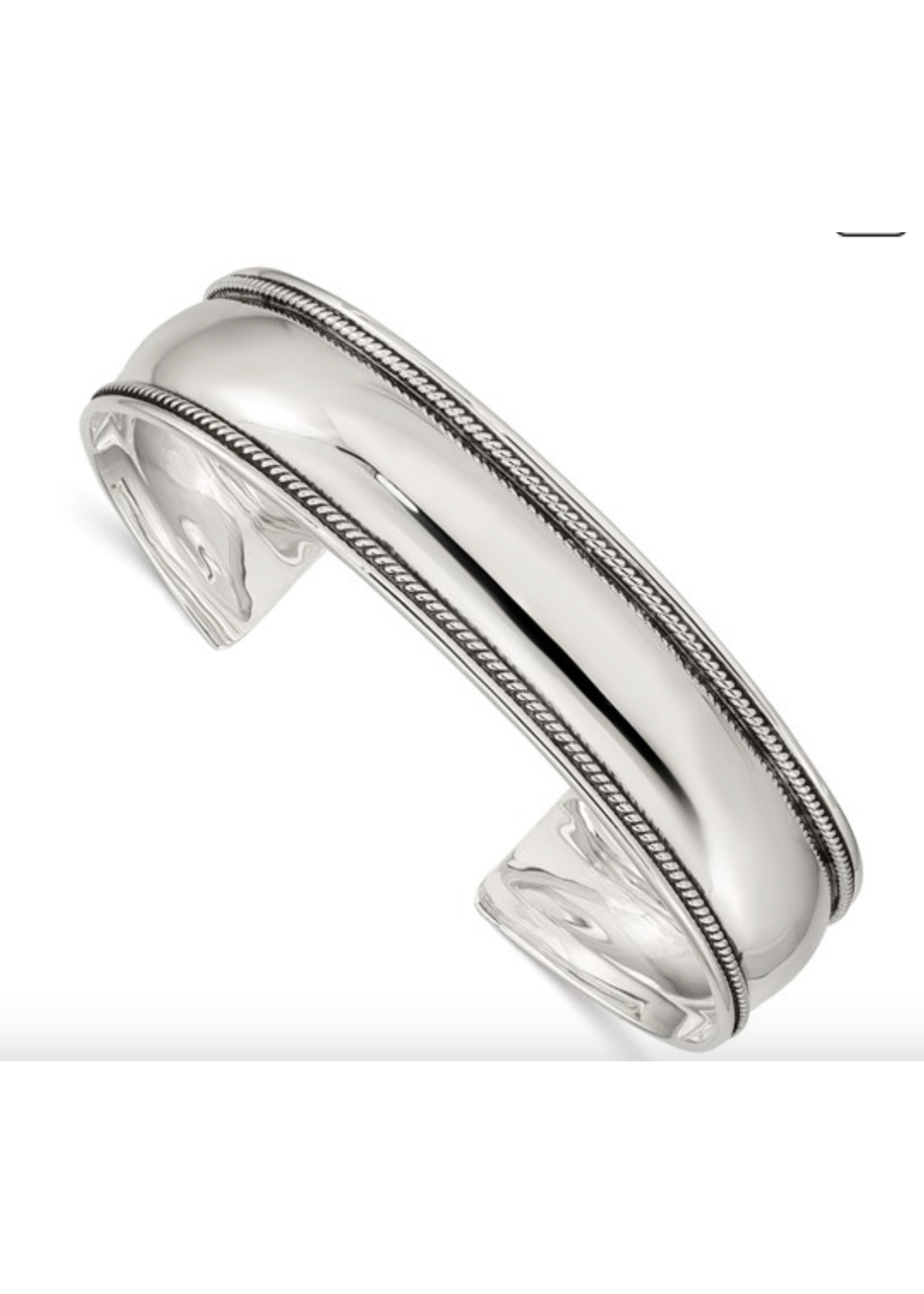 Jordans Antiqued Rope SS Cuff