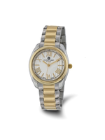 Charles Hubert Ladies Two-Tone Off White Dial Watch