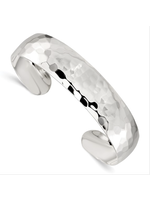 Jordans 13mm Hammered SS Cuff