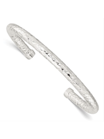 Jordans Sterling Silver Textured Cuff