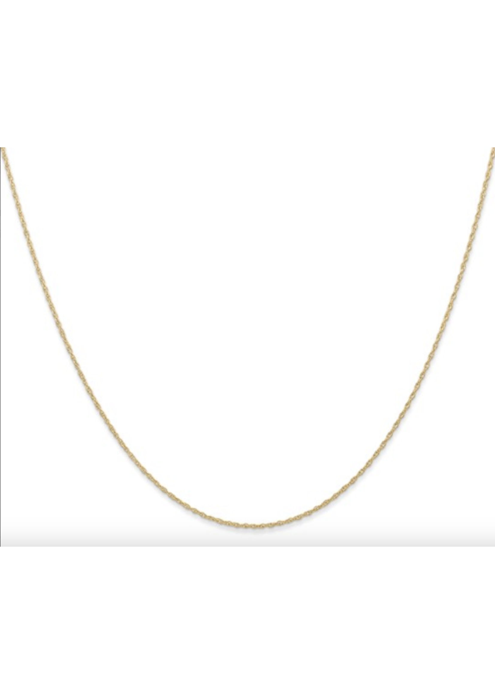 Jordans .6 mm 14k Cable Chain 18in