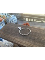 G2 Silver Rice Bead Flex Bracelet