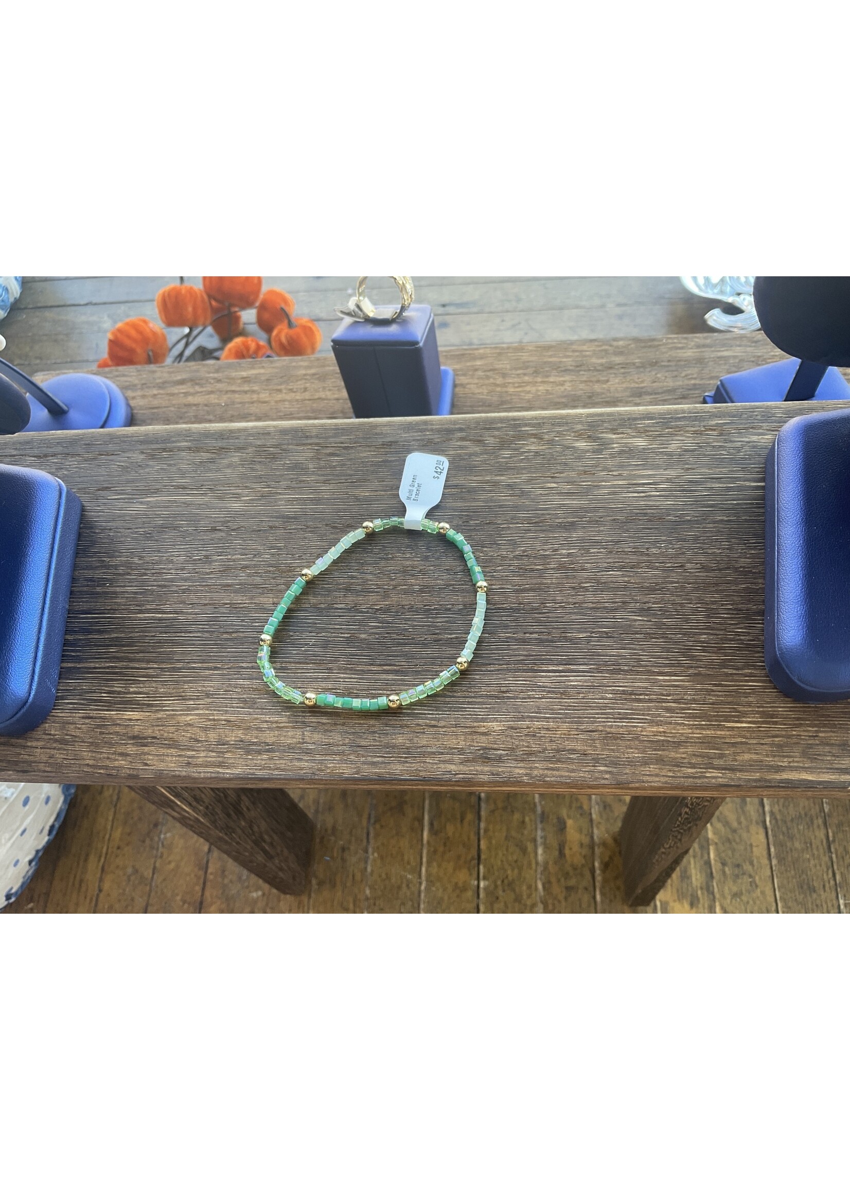 Kackys Kollection Multi Green Bracelet